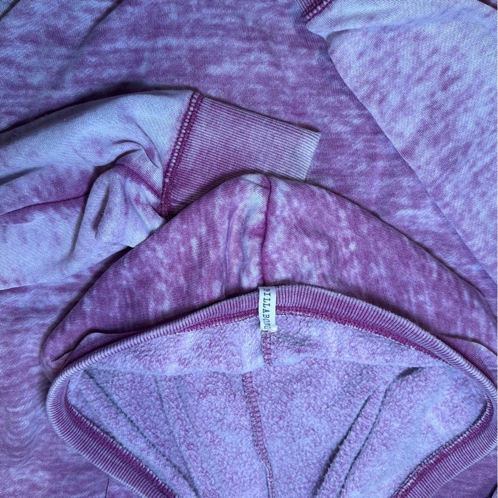 Billabong Vintage Y2K Purple Lace Geometric Burnout Hoodie - Picture 14 of 16